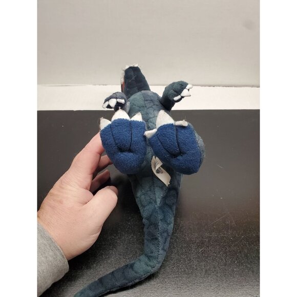 Jurassic World Plush Tyrannosaurus Rex Dinosaur Toy Blue & Gray 12 Inches - Picture 5 of 11